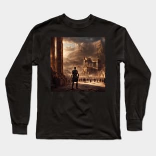 Gladiator inspired art Long Sleeve T-Shirt